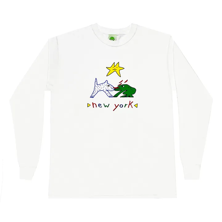 FROG NEW YORK L/S TEE - WHITE