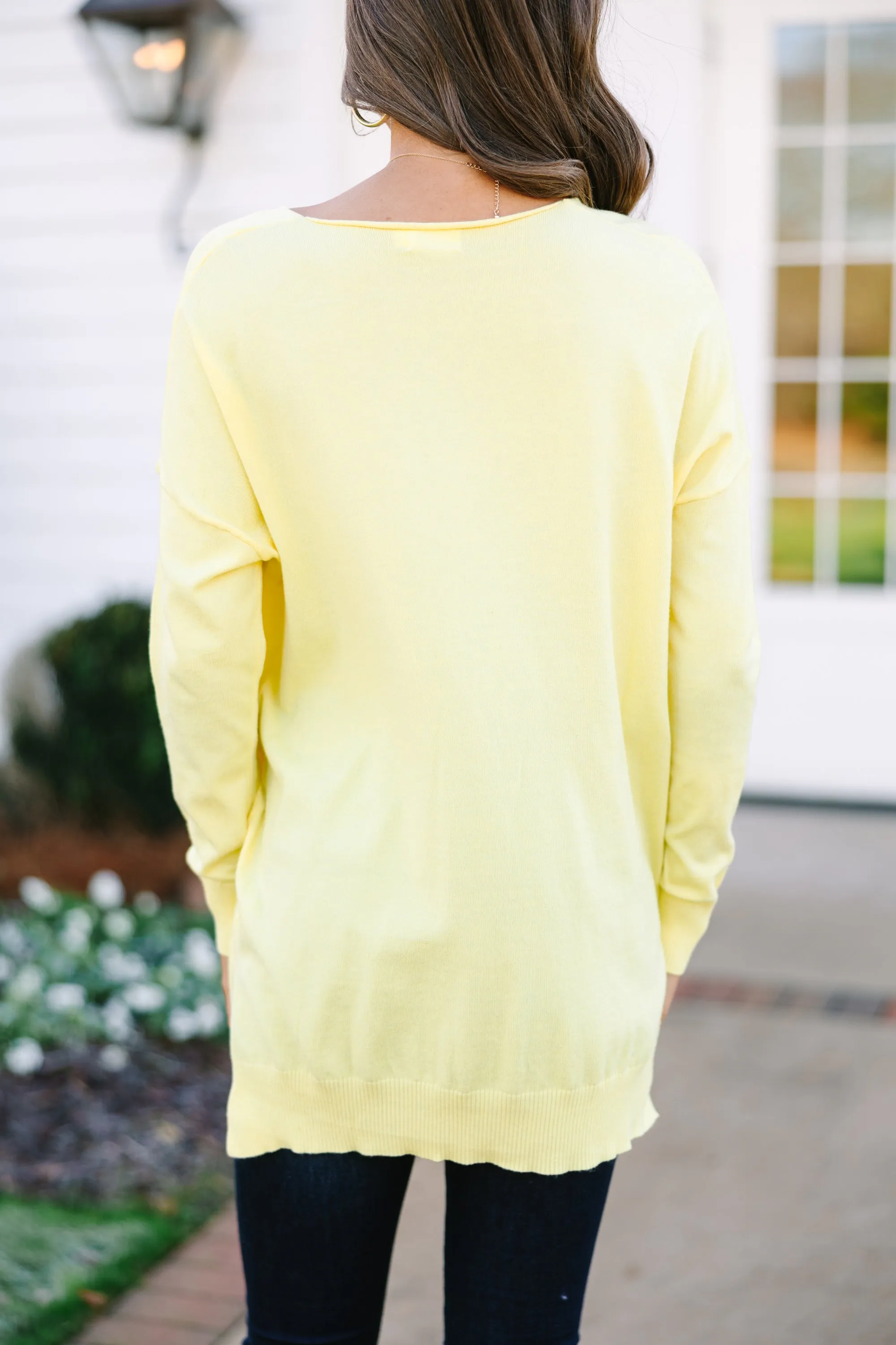 Get To Know You Banana Yellow Tunic