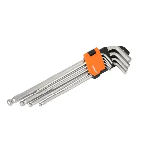 Kendo Arm Ball End Hex Key Set 9 Piecesx