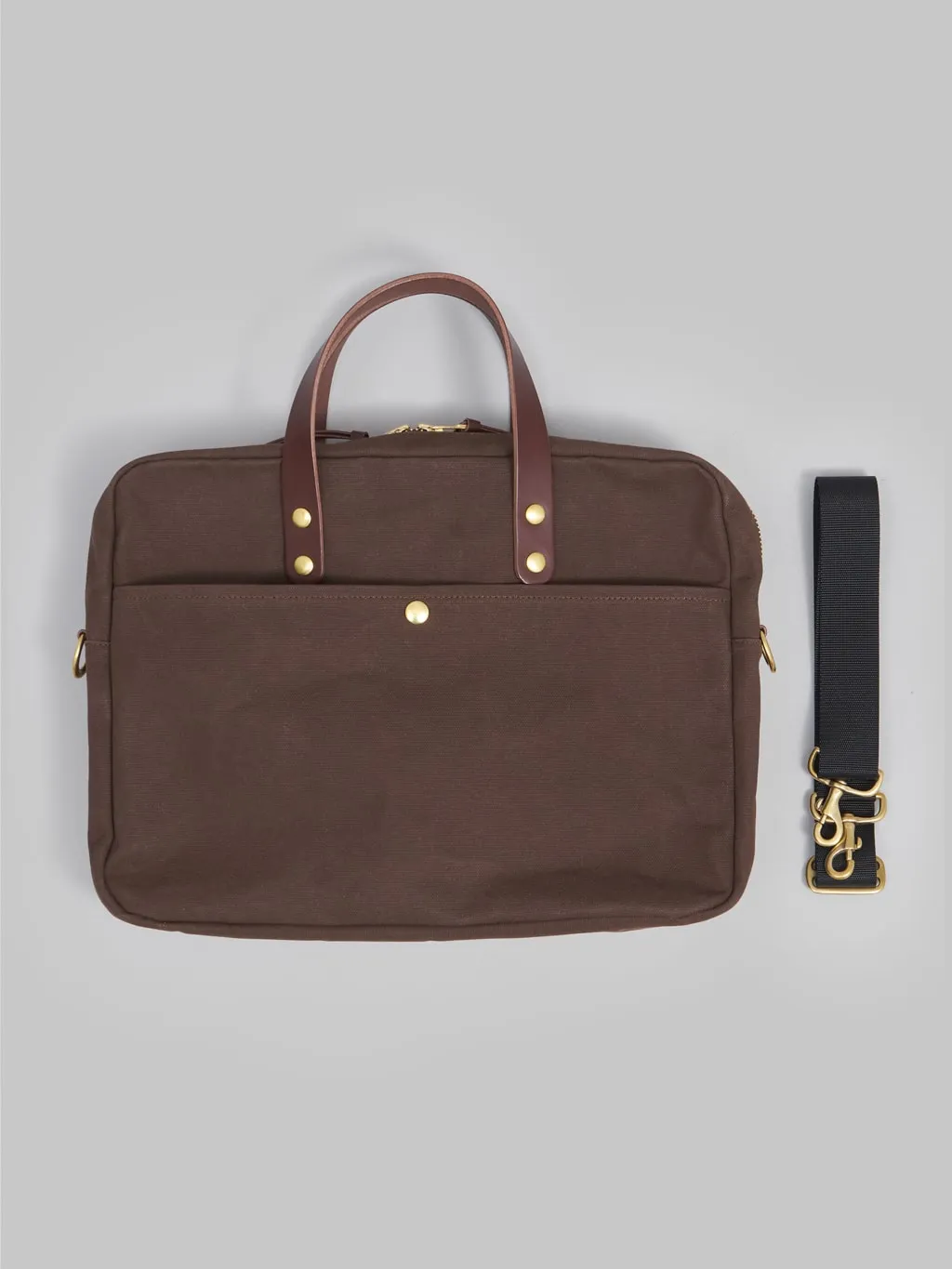 Kobashi Studio Briefcase Brown