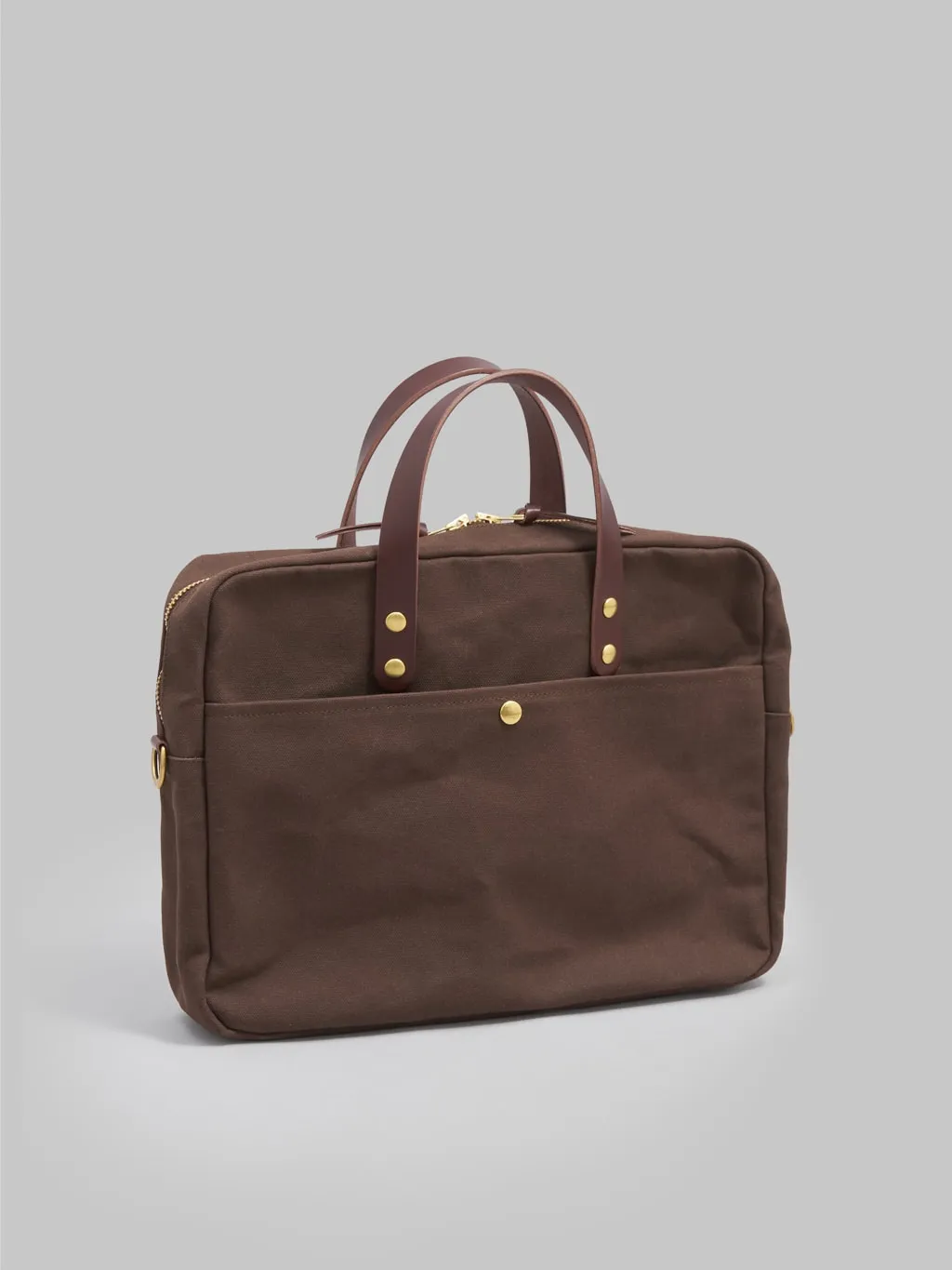 Kobashi Studio Briefcase Brown