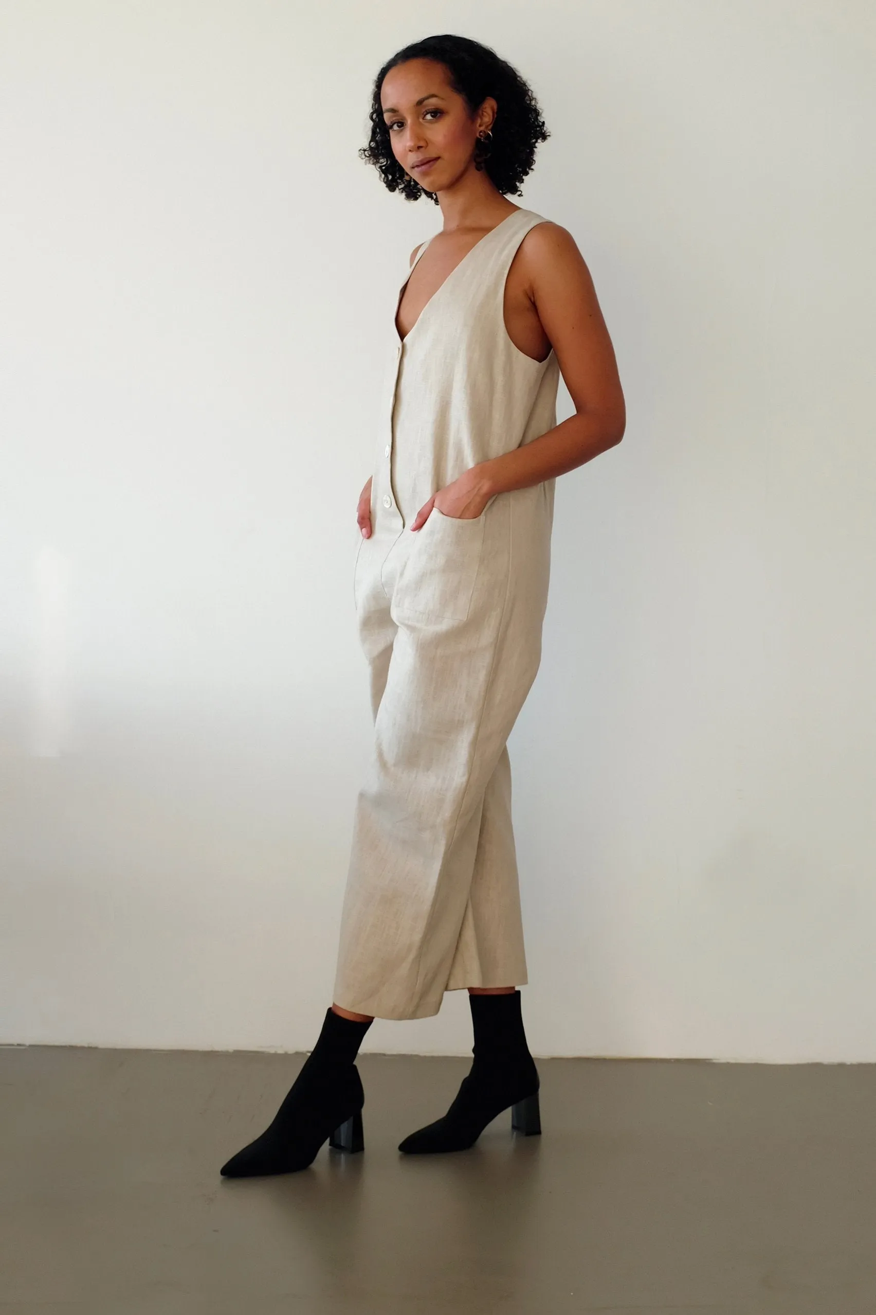 Lou jumpsuit - ecru by Pina Studio