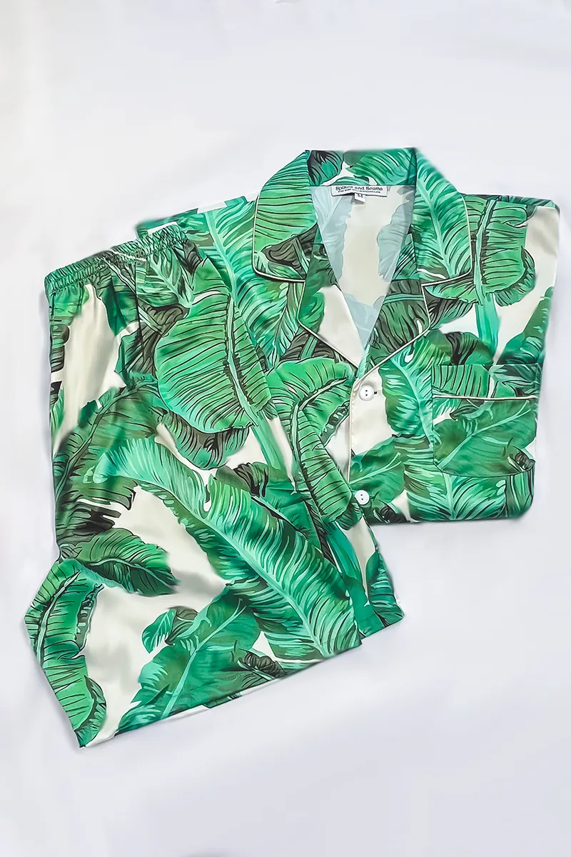 Men's Banana Leaf Shorts set