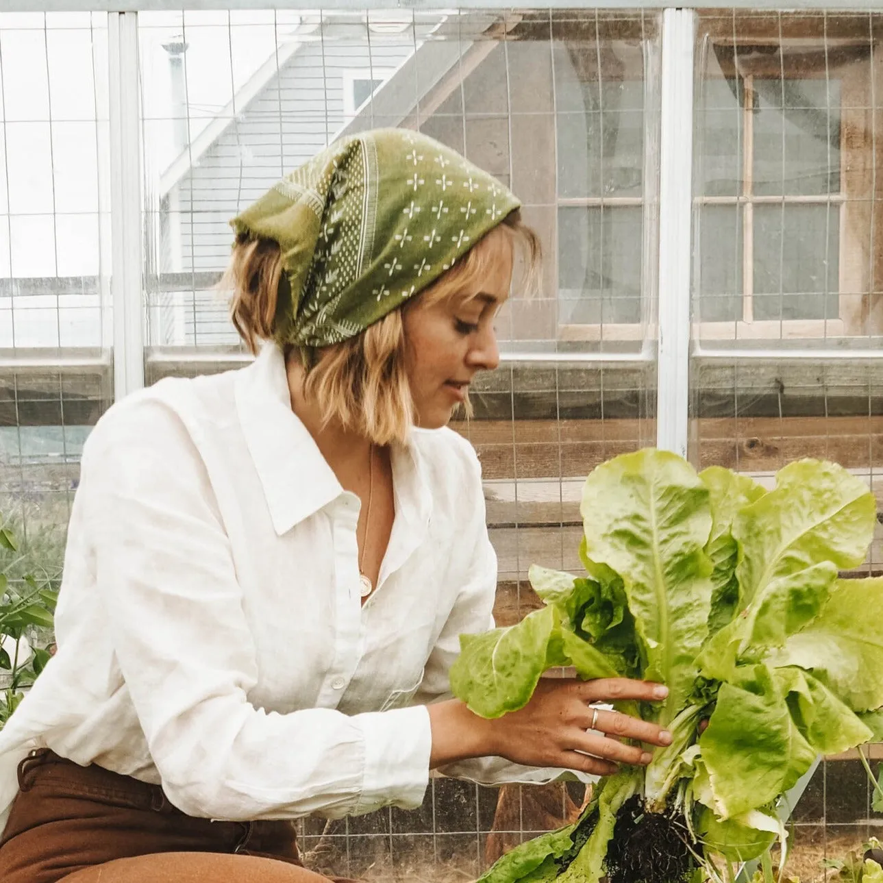 Naturally Dyed Bandana by Eco Raw Studio