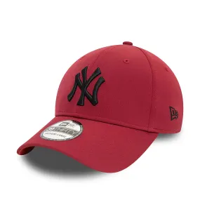 NEW ERA New York Yankees Stretch Nylon Red 39THIRTY Stretch Fit Cap