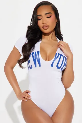 New York Bodysuit - White