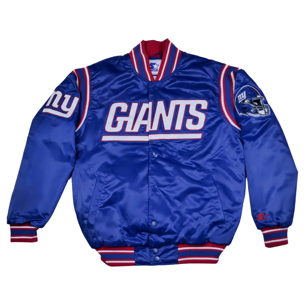 New York Giant Starter Exclusive Custom Satin Jacket