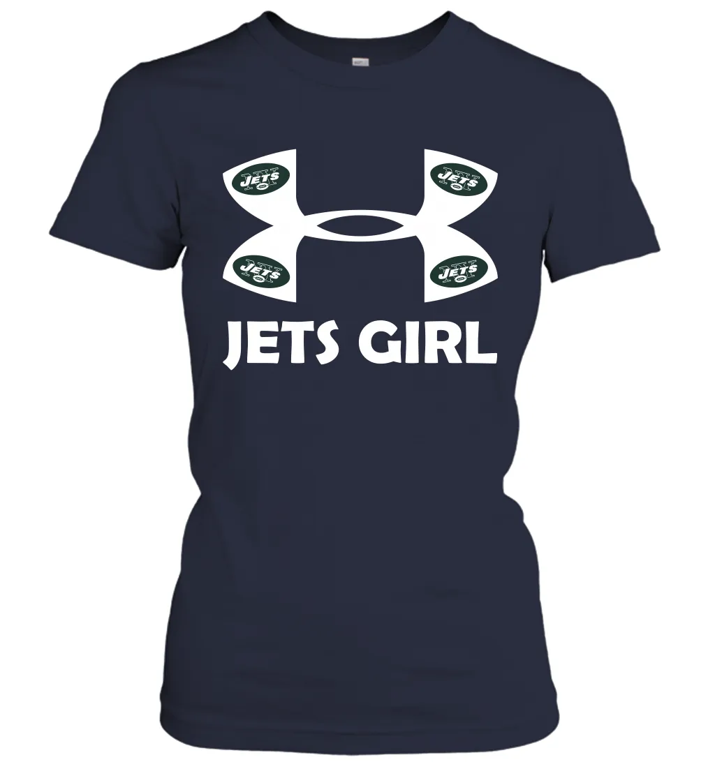 New York Jets Girl Under Armour Football Short Sleeve