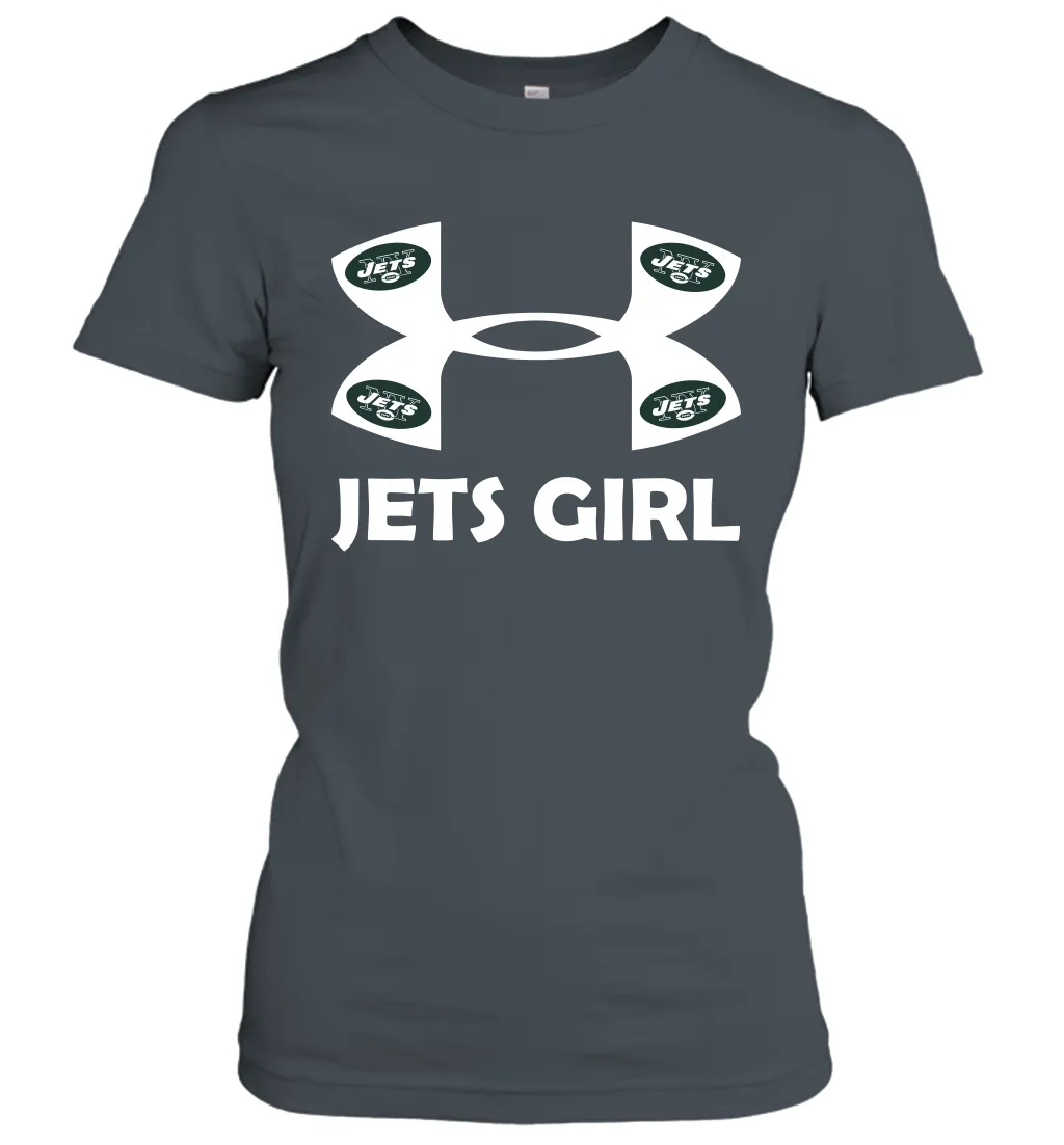 New York Jets Girl Under Armour Football Short Sleeve