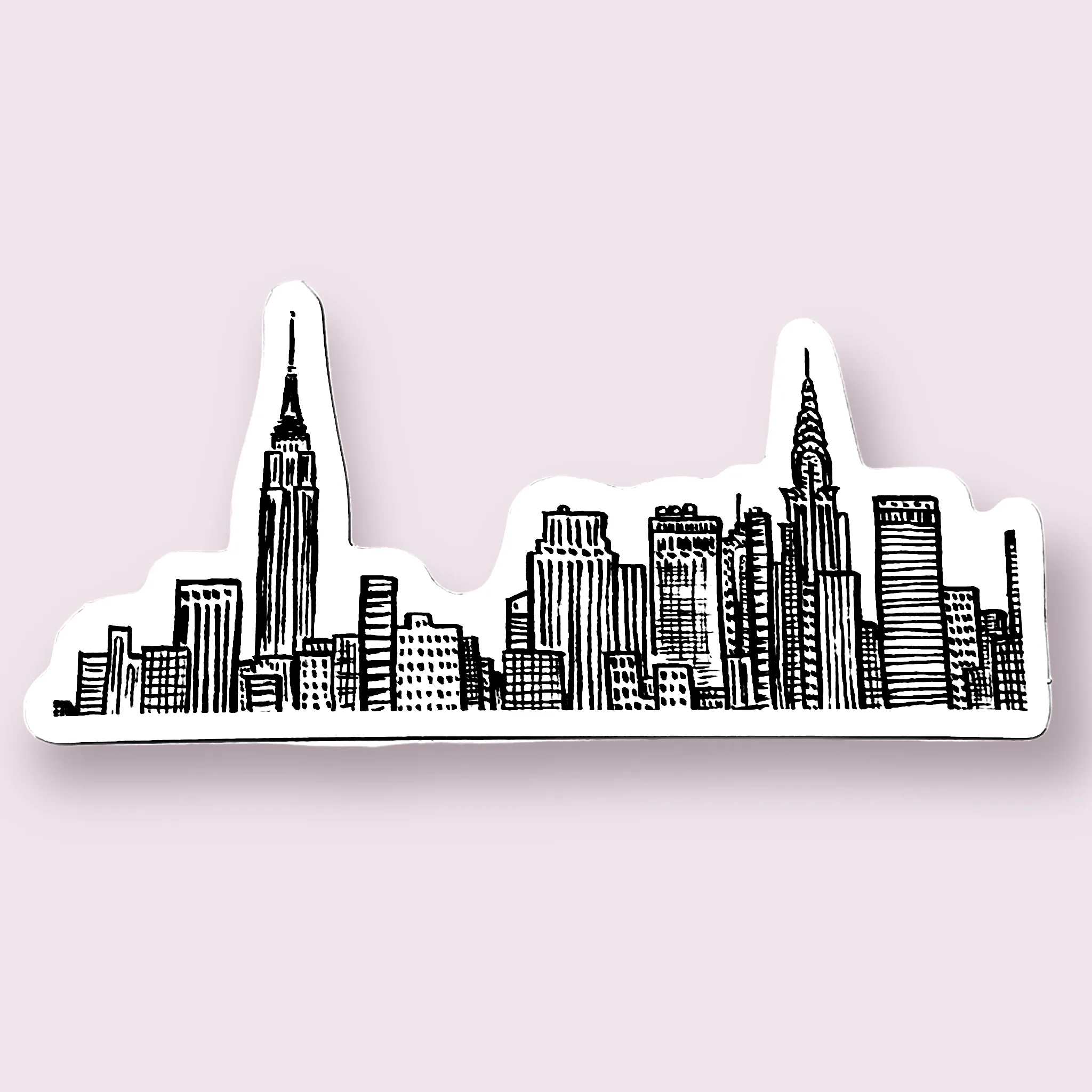 New York Skyline Sticker