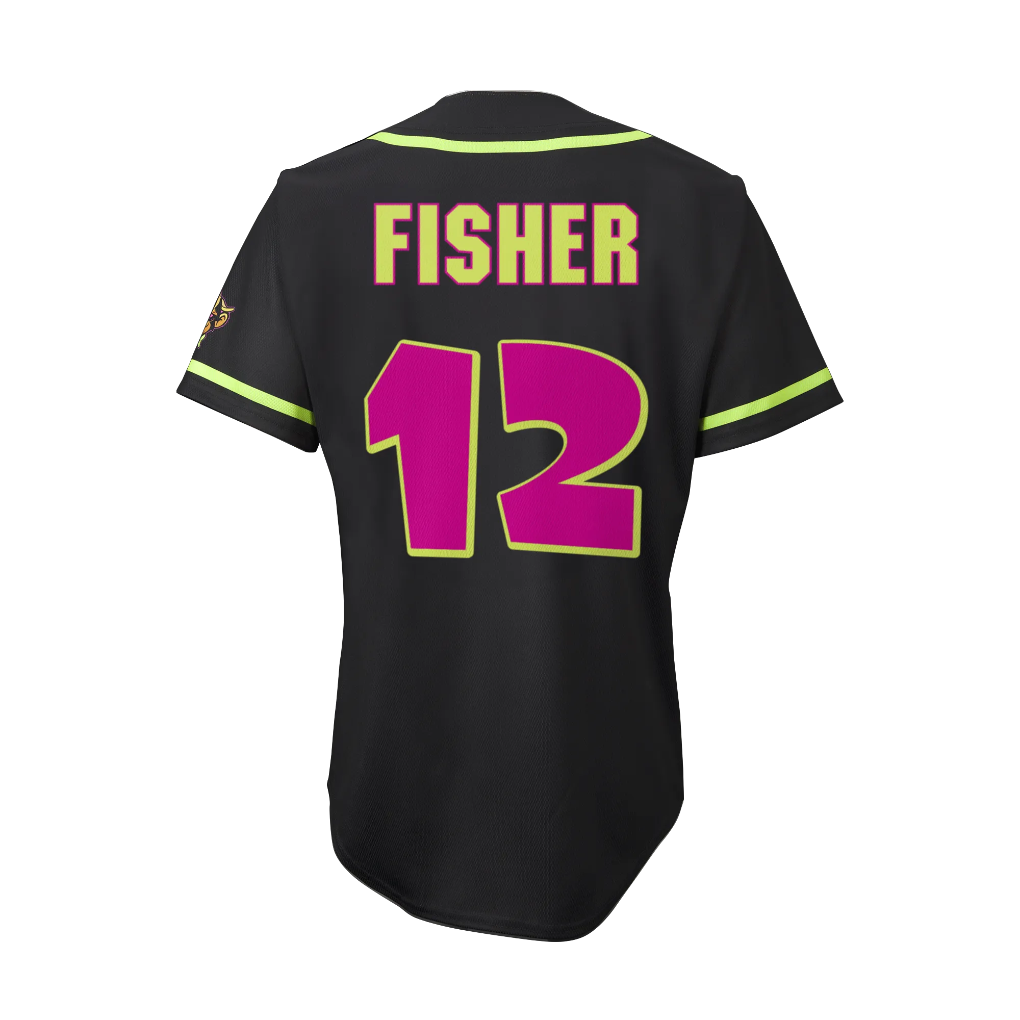 Party Animals Noah Fisher #12 EvoShield Jersey - Black