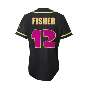 Party Animals Noah Fisher #12 EvoShield Jersey - Black