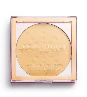 Revolution - Polvos Compactos Bake & Blot - Banana Deep