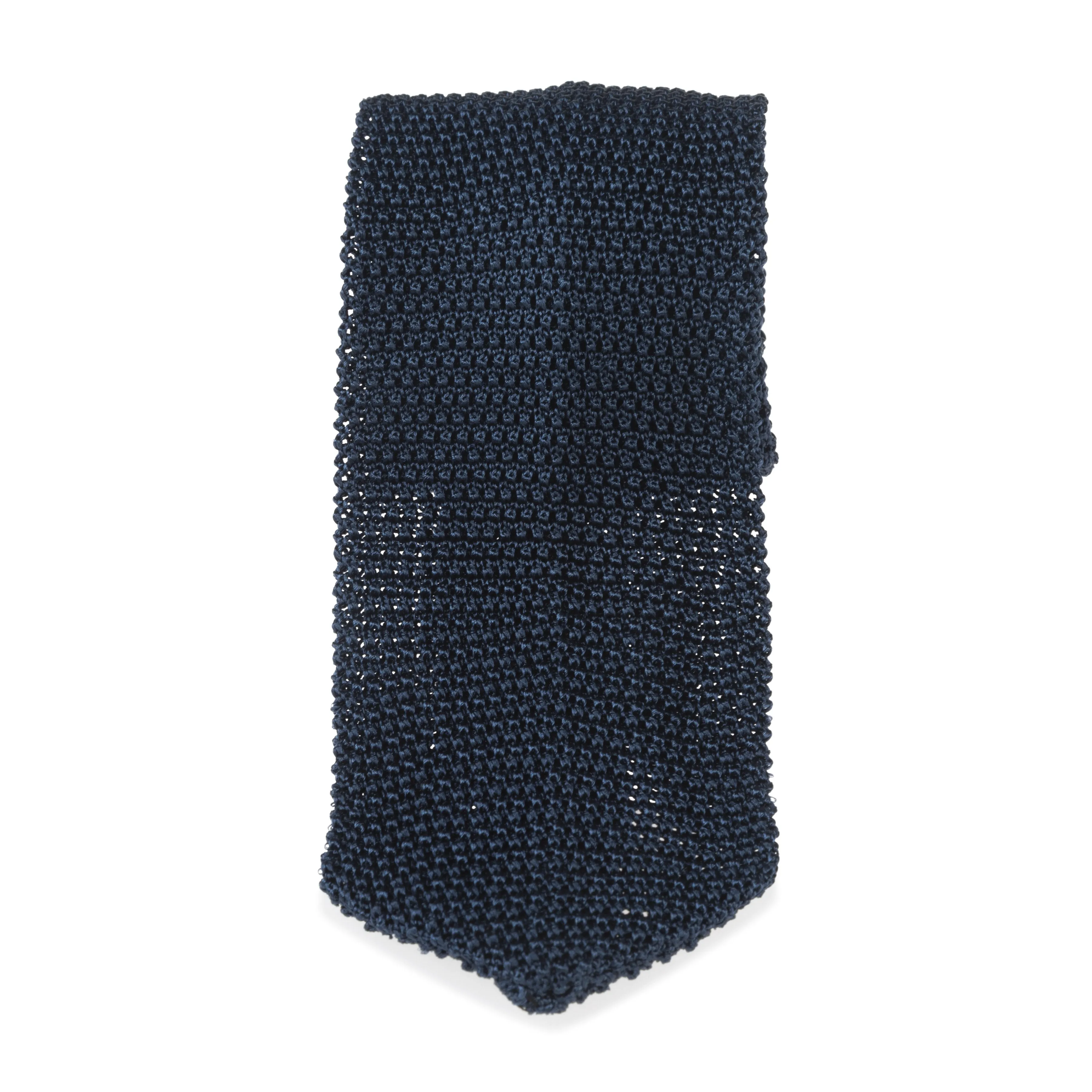 Silk Point End Knit Tie