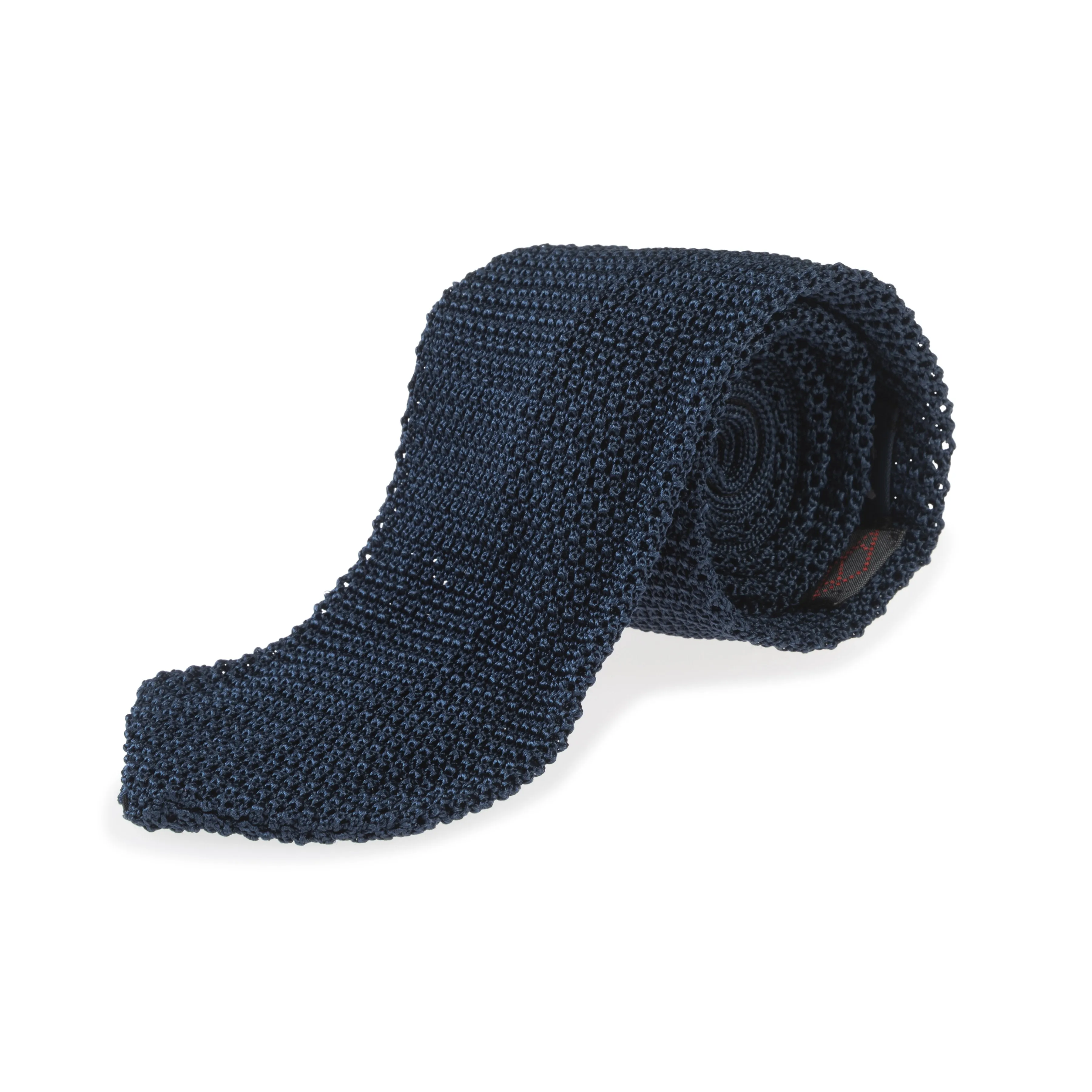 Silk Point End Knit Tie