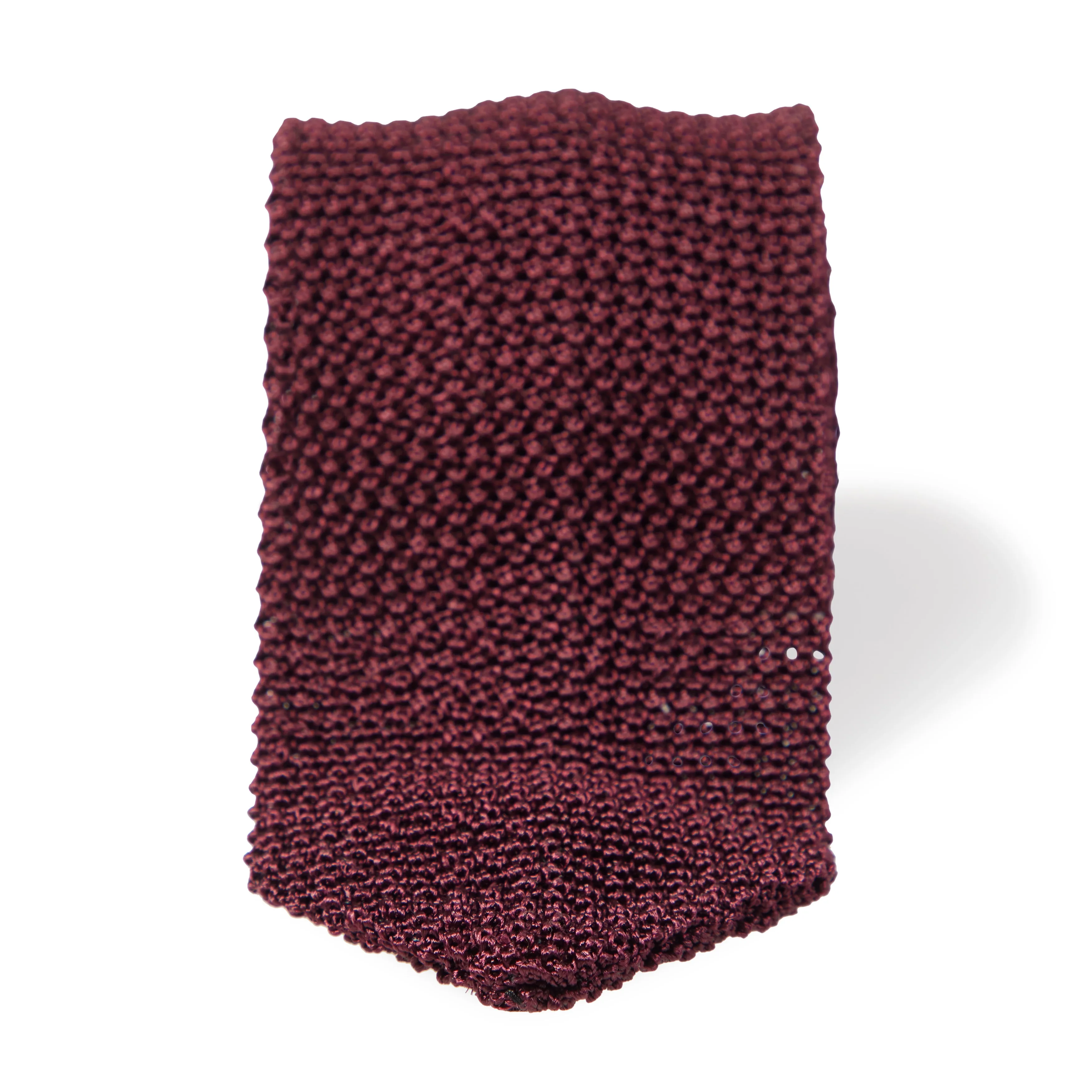 Silk Point End Knit Tie