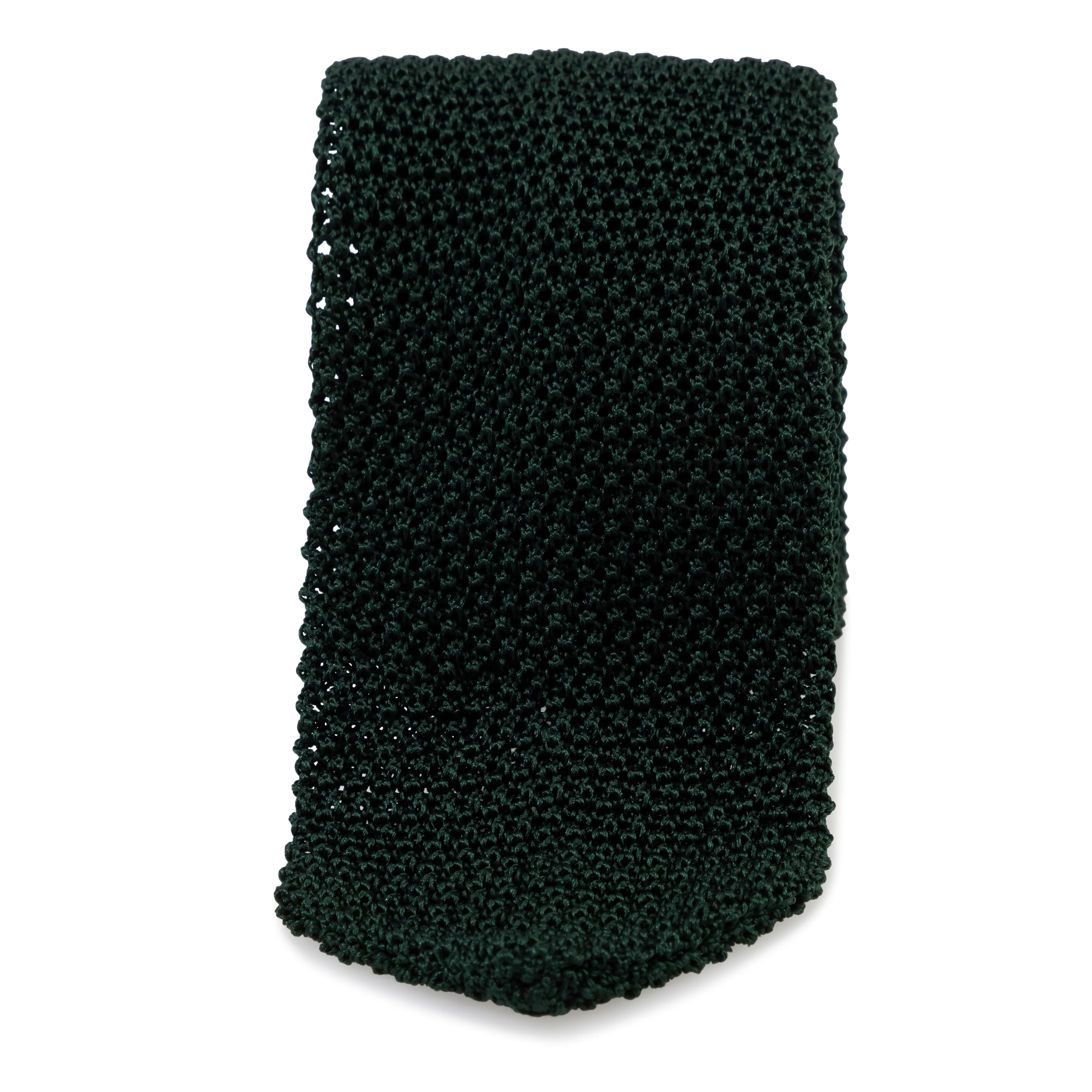 Silk Point End Knit Tie