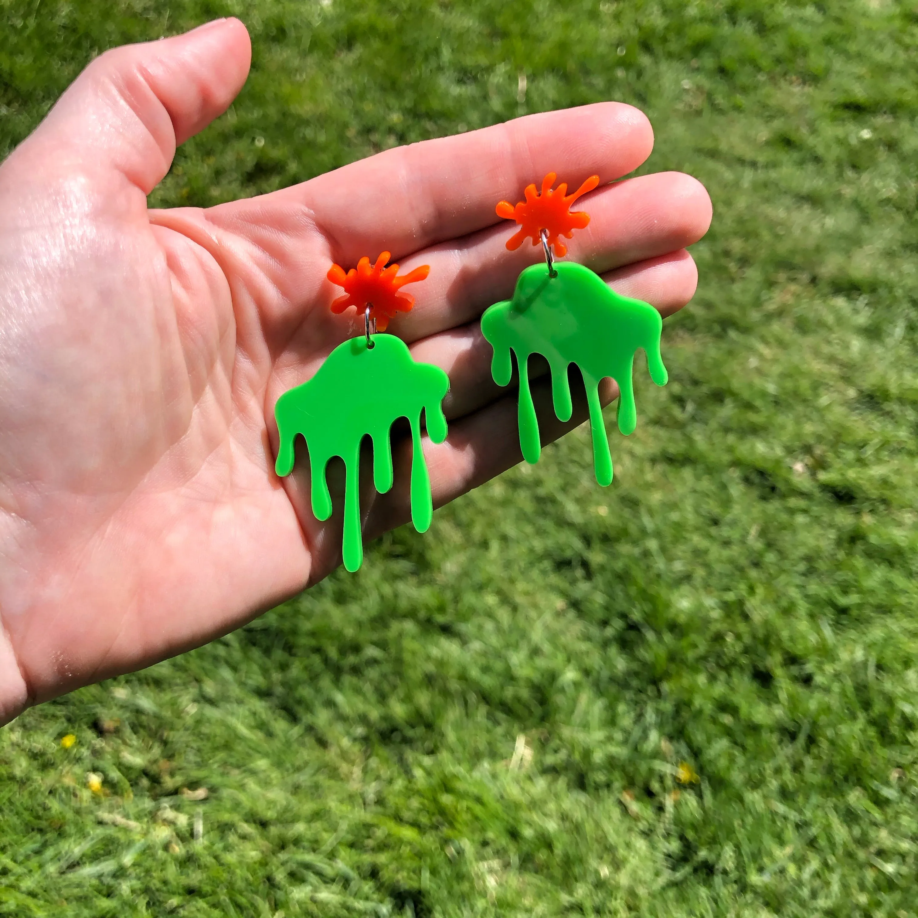 Slime Time Dangle Earrings