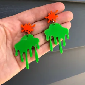 Slime Time Dangle Earrings