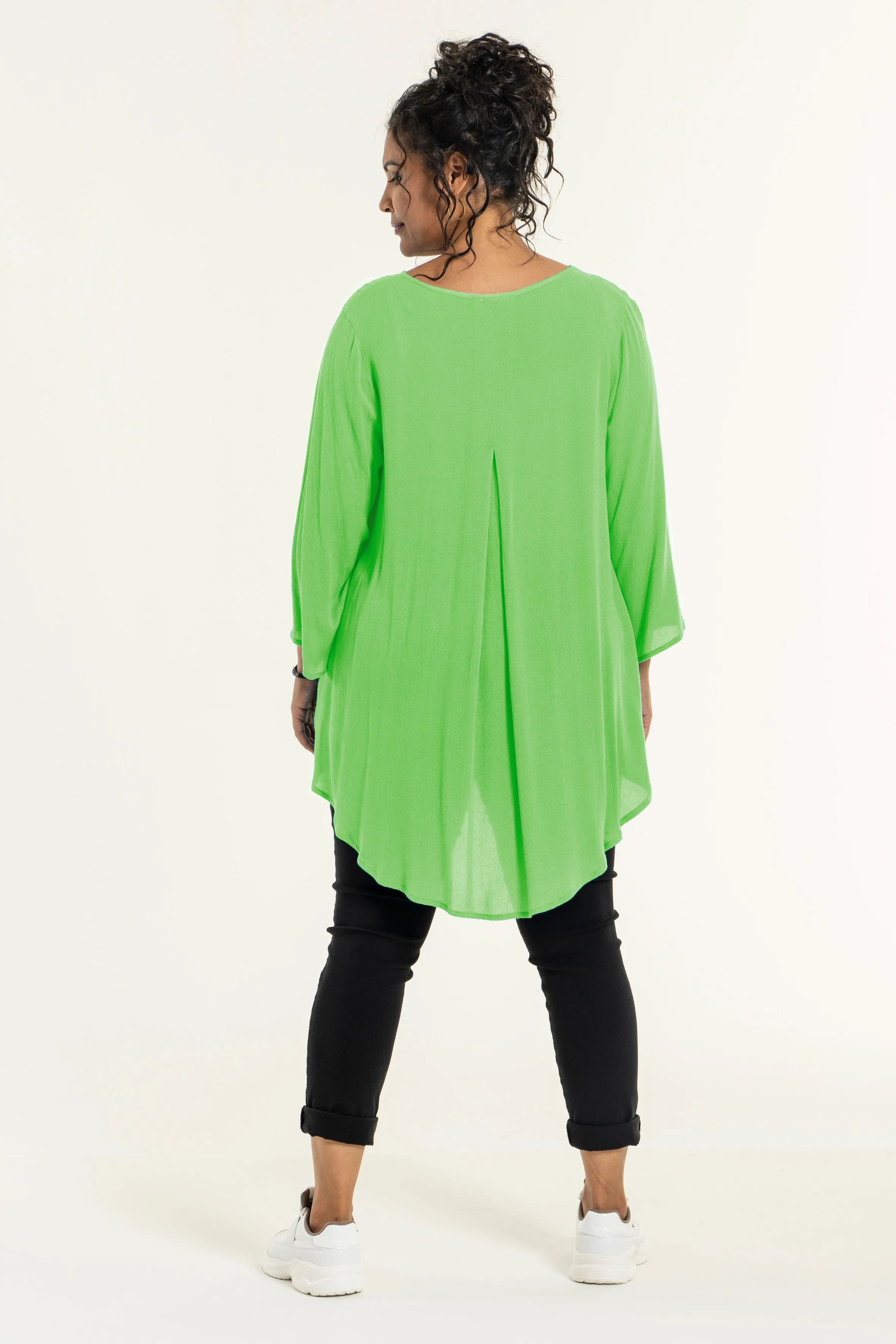 Studio lime green top