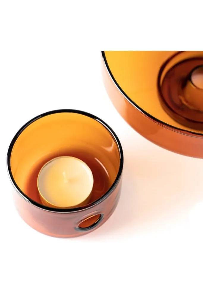 Studio Milligram - Glass Oil Burner - Amber