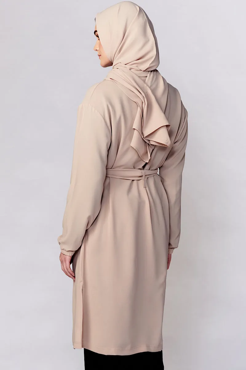 Tan Belted Robe