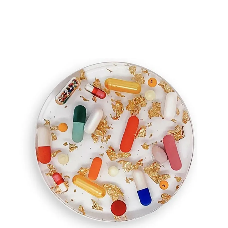 TART BY TAYLOR | Metallic Meds Coaster