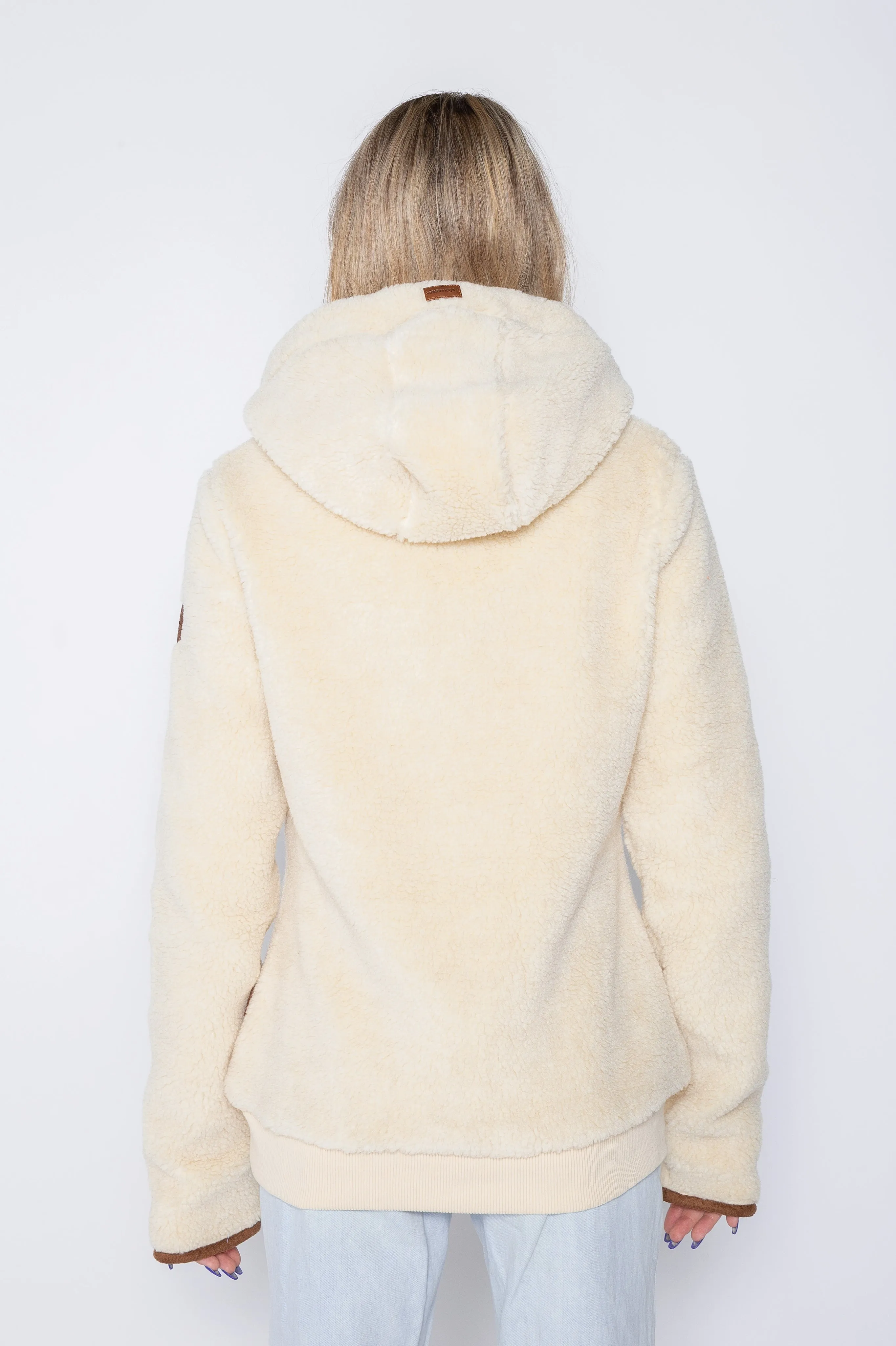 Optimized Title: Cozy Taylor Sherpa Oatmeal Hoodie for Ultimate Comfort and Style