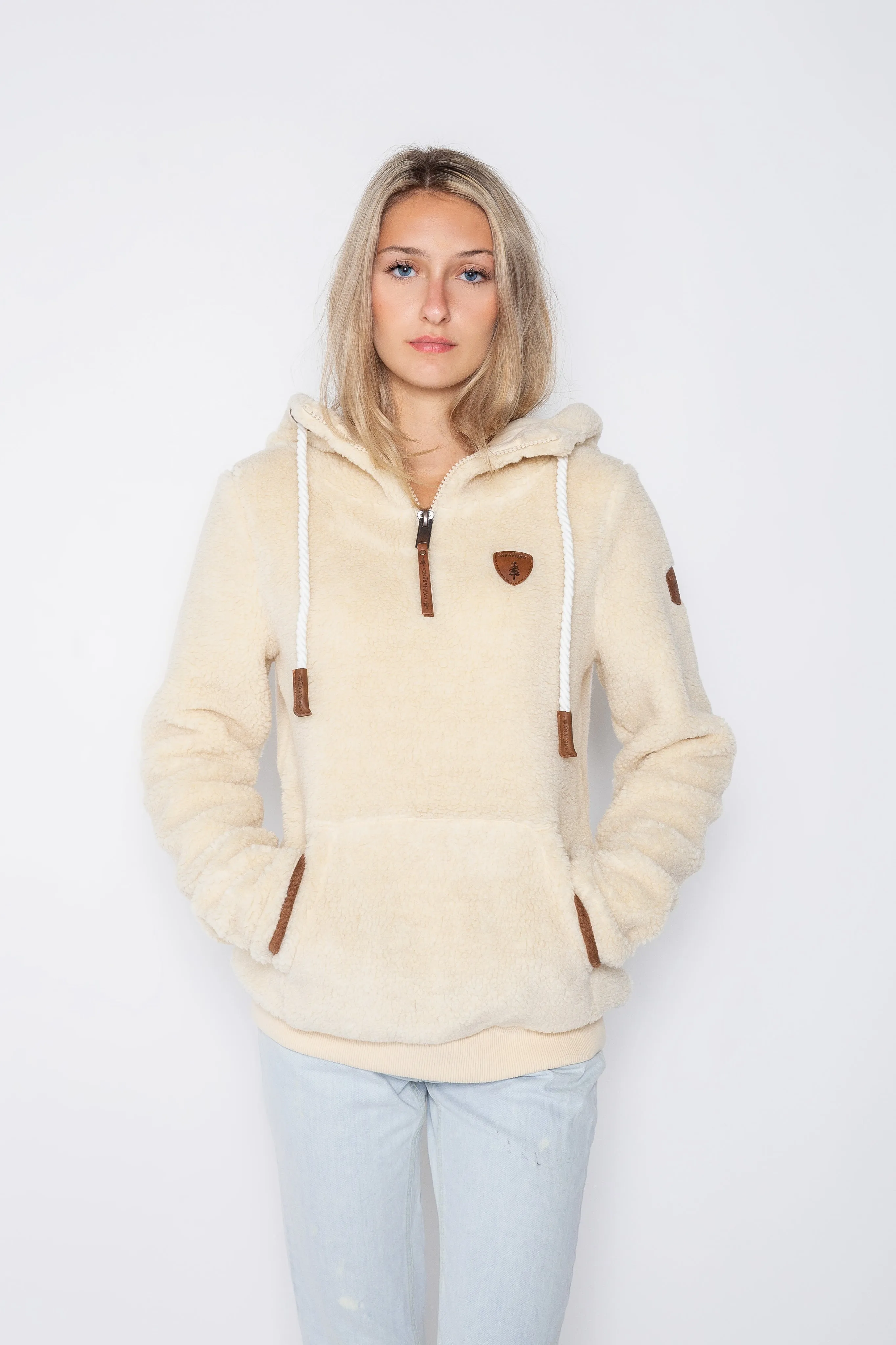 Optimized Title: Cozy Taylor Sherpa Oatmeal Hoodie for Ultimate Comfort and Style