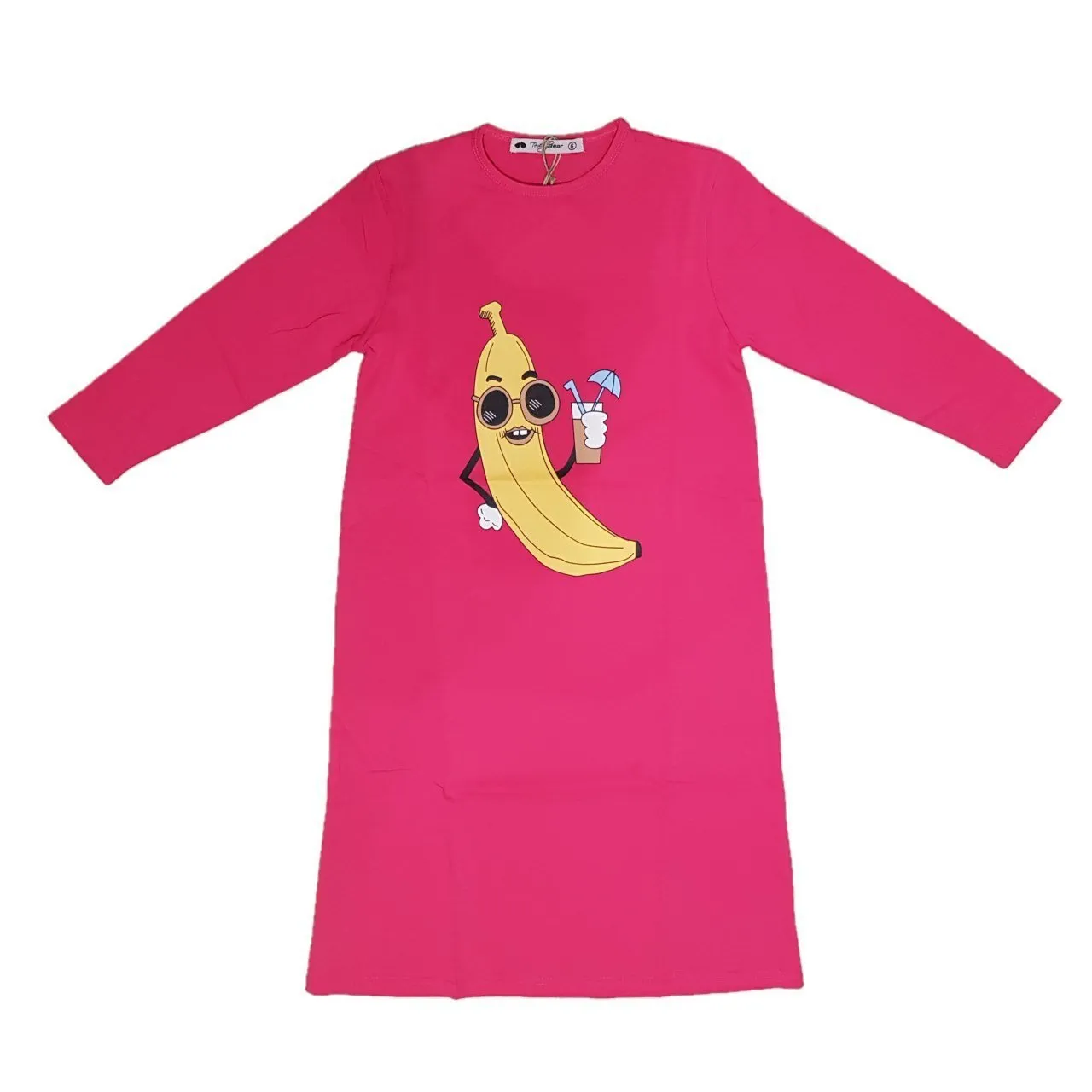 Teddy Bear - Banana Print Nightgown