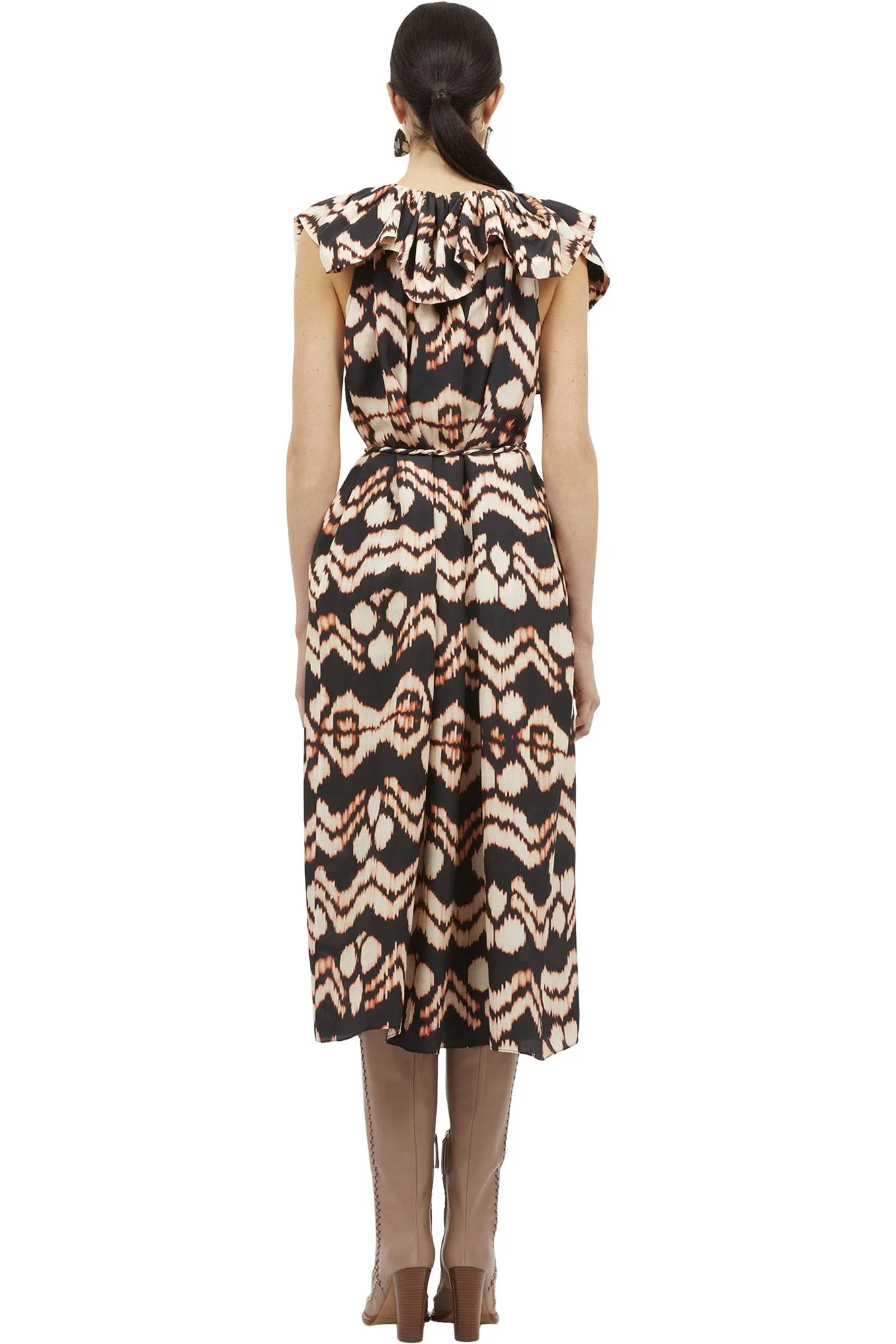 Ulla Johnson Anora Dress in Obsidian