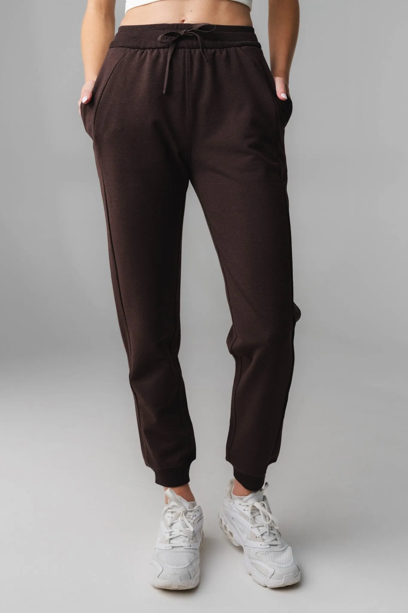 Vitality Women's Studio Jogger - Espresso Marl