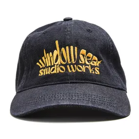 Window Seat Studio Works Studio Works Ball Cap Black Denim